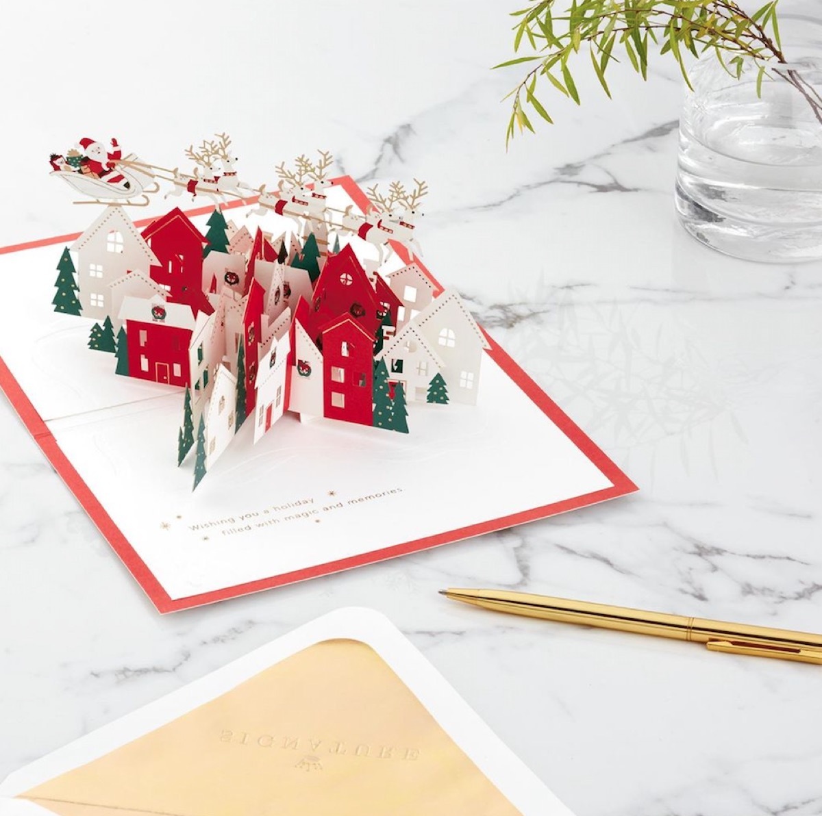 Hallmark Pop Up Christmas Card buy after holidays