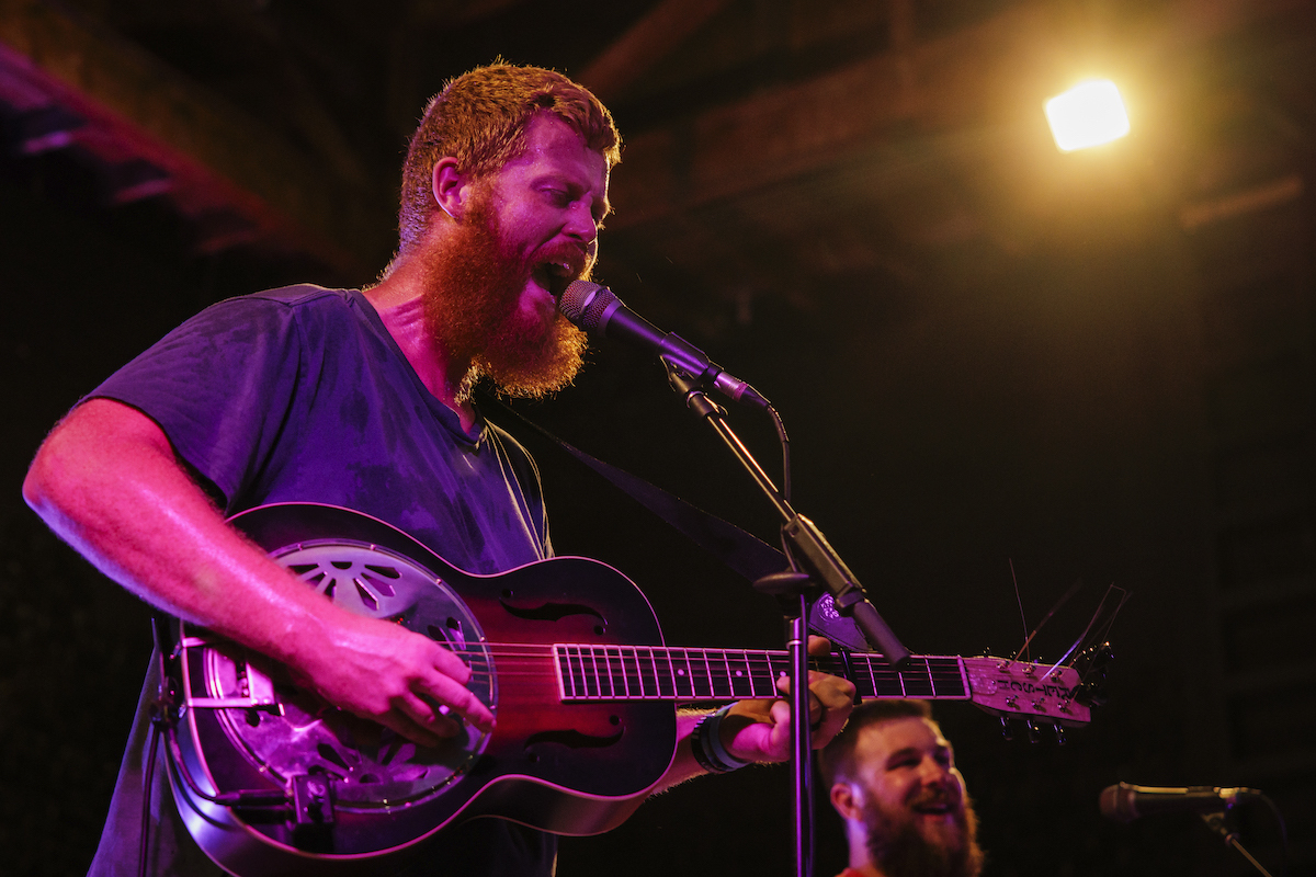 Oliver Anthony performing in Farmville, Virginia in August 2023