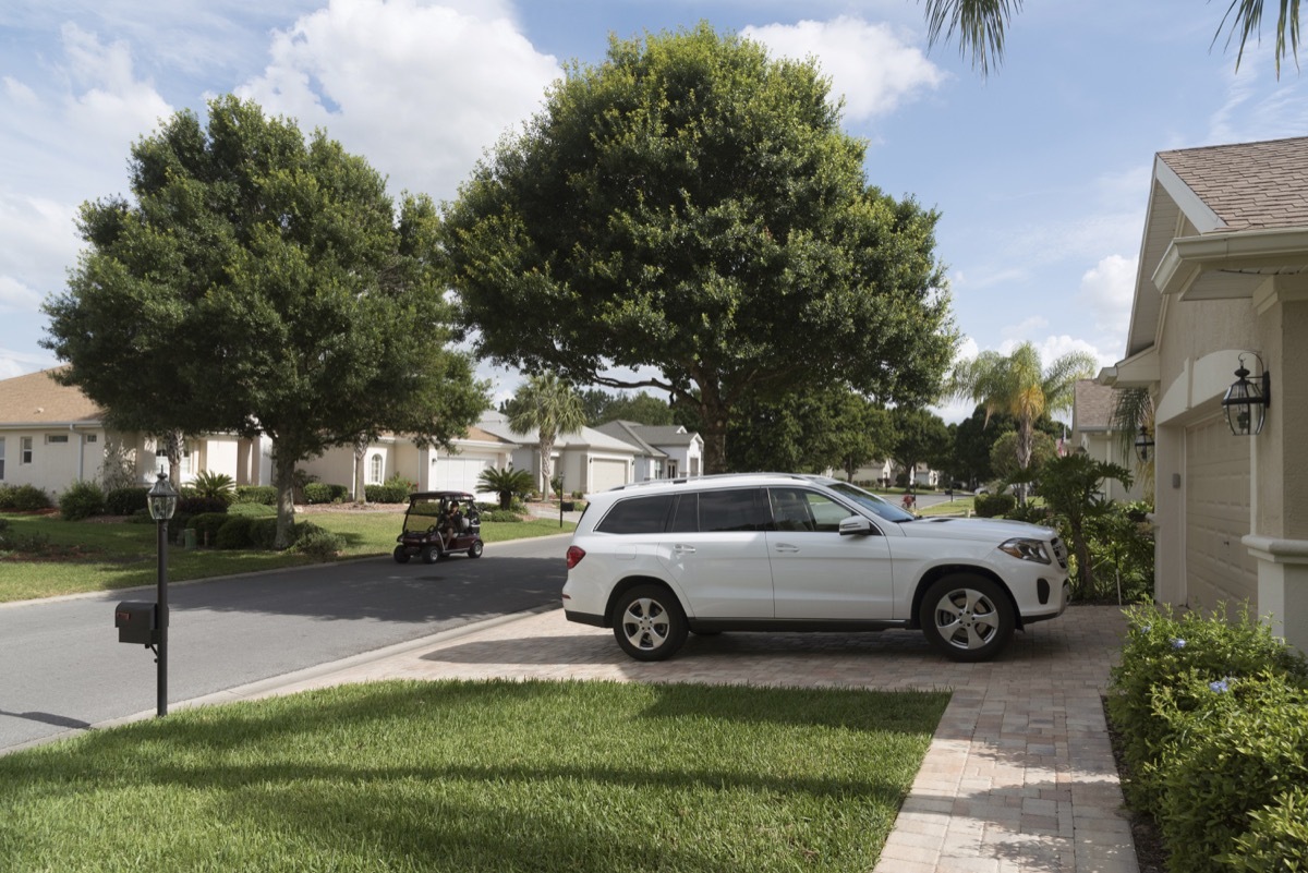 White Car Sitting in the Driveway Things Never Leave Outside