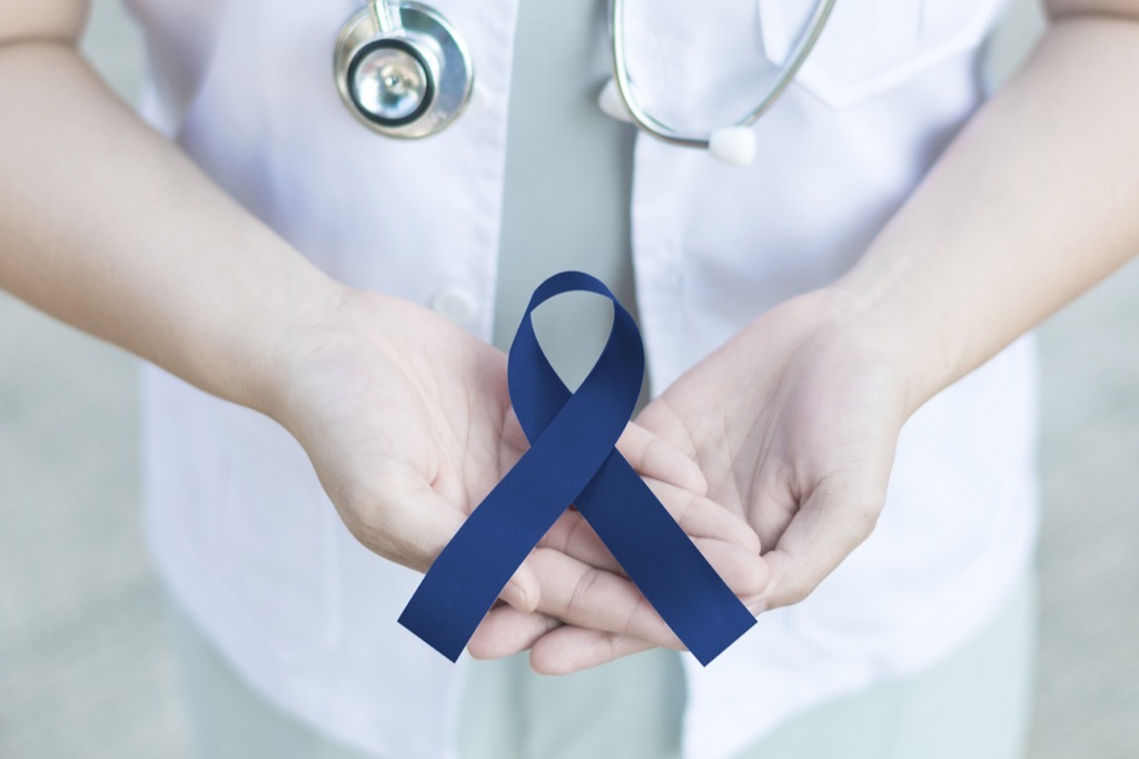 colon cancer ribbon ways we're unhealthy