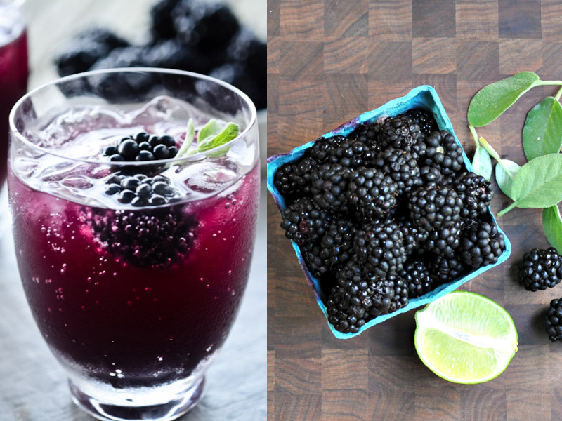 4. Blackberry-sage water