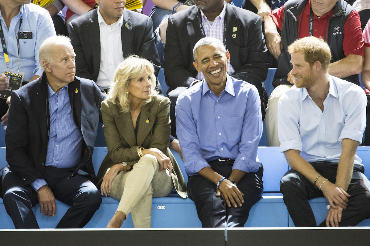 Prince Harry attends Wheel Chair Basket Ball at the Pan AM stadium as part of the Invictus games in Sept 2017