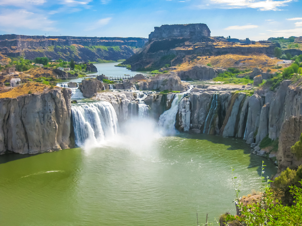 Shoshone Falls Idaho state natural wonders