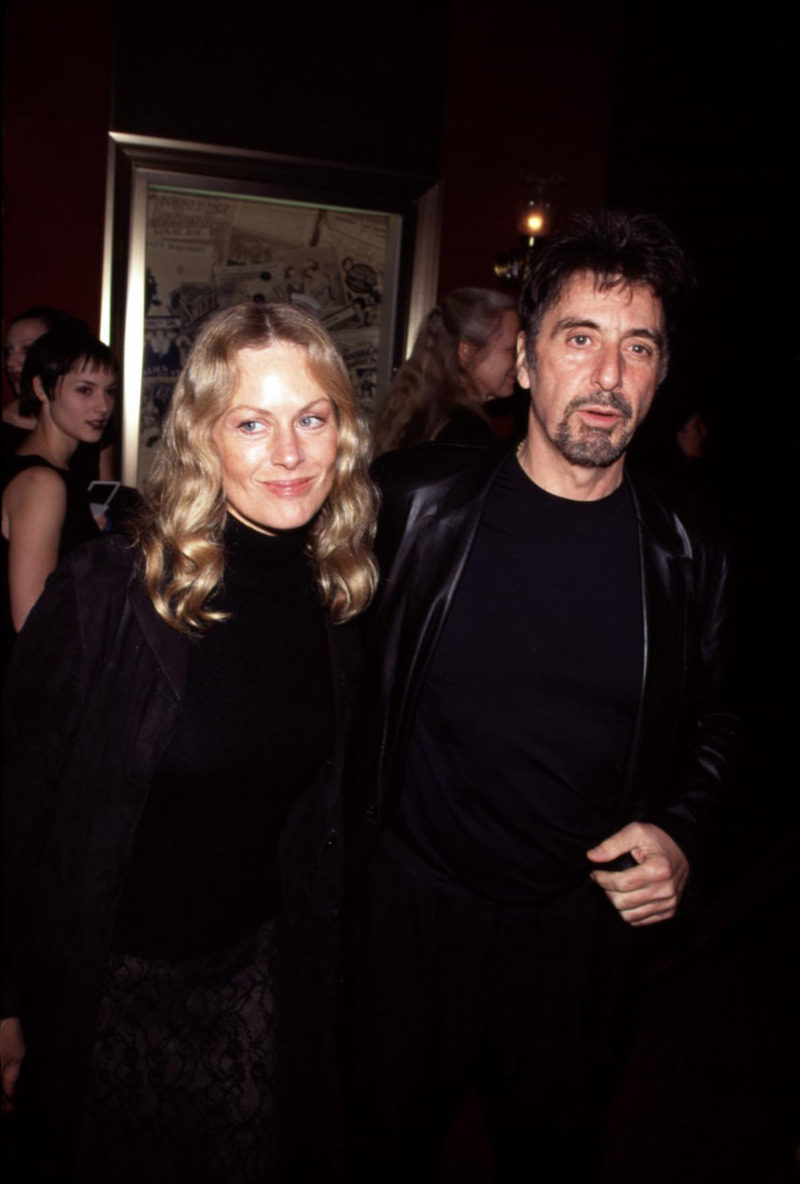 Beverly D'Angelo and Al Pacino at the premiere of 