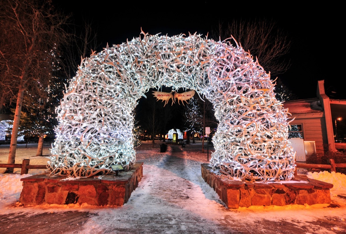 Jackson Hole, Wyoming Christmas towns in America