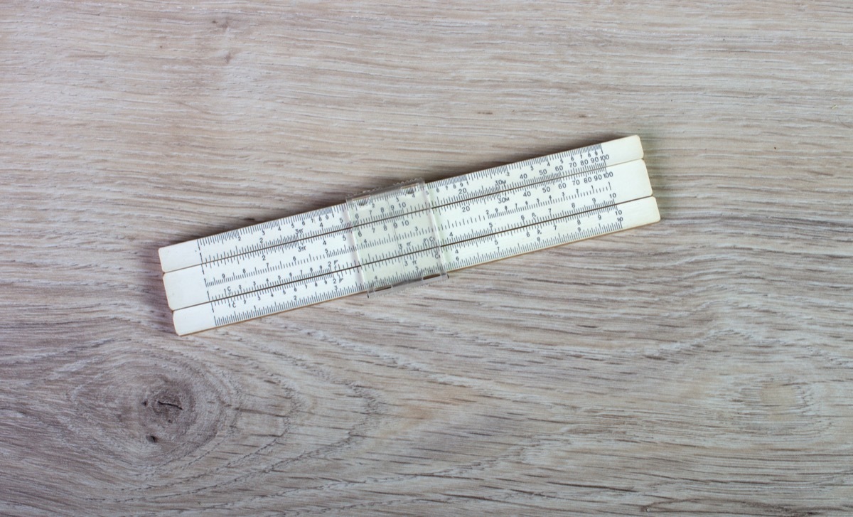 Sliderule Old Classroom Objects