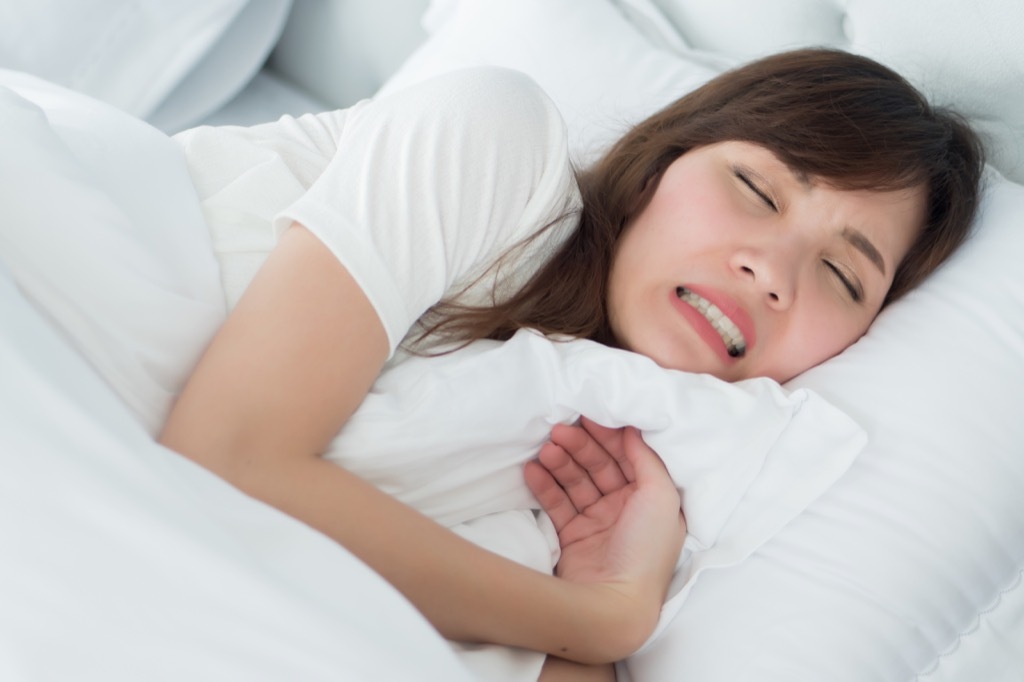 Teeth grinding in sleep bruxism