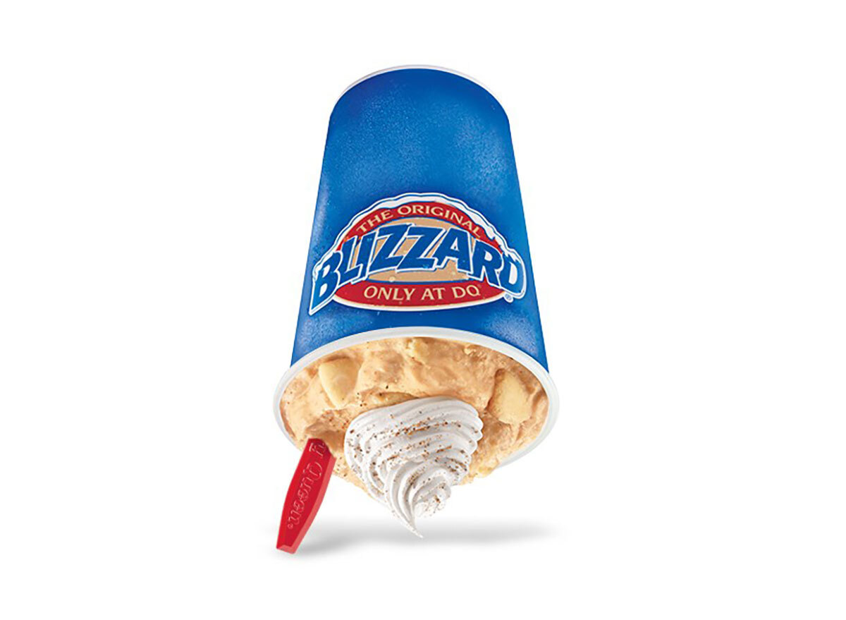 dairy queen pumpkin pie blizzard