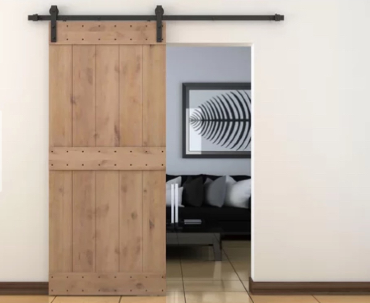 sliding barn door wayfair vintage home features