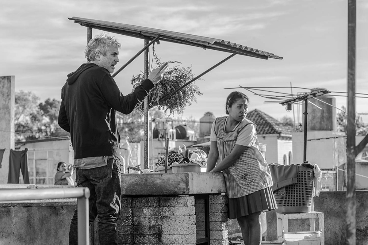 Alfonso Cuarón and Yalitza Aparicio in Roma (2018)