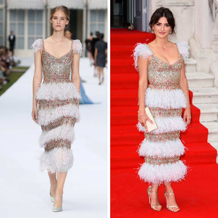 Penelope Cruz – Ralph & Russo | Who Wore It Best: 12 Dresses Celebs Took Right Off The Catwalk | Her Beauty