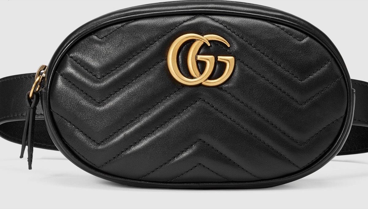 black gucci belt bag