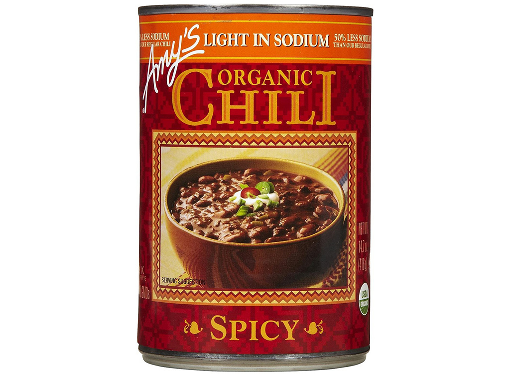 Amy's organic light in sodium spicy chili