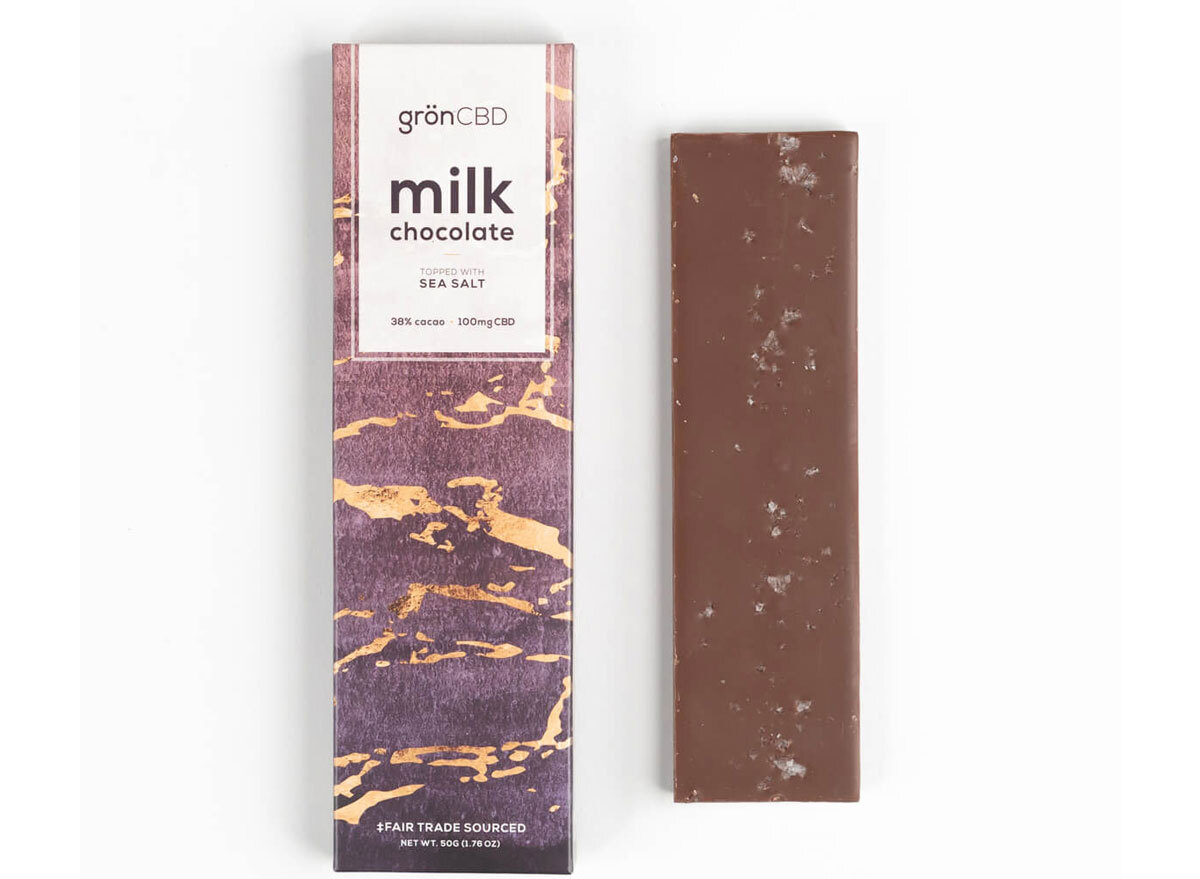 gron cbd milk chocolate products