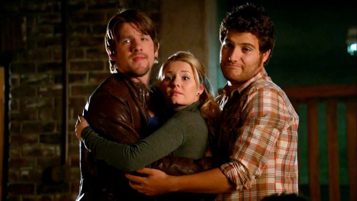 Zachary Knighton, Elisha Cuthbert, and Adam Pally in Happy Endings