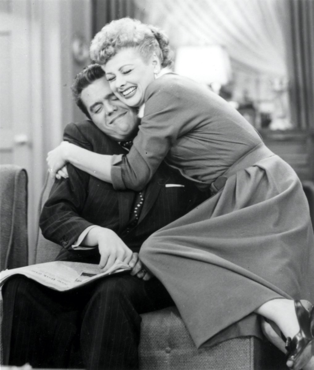 Lucille Ball and Desi Arnaz