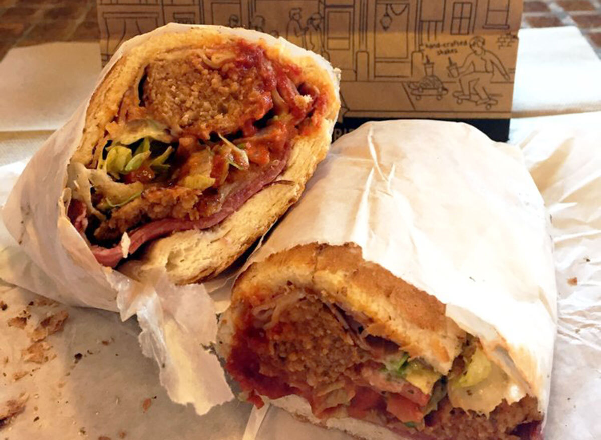 pot belly wrecking ball sub sandwich