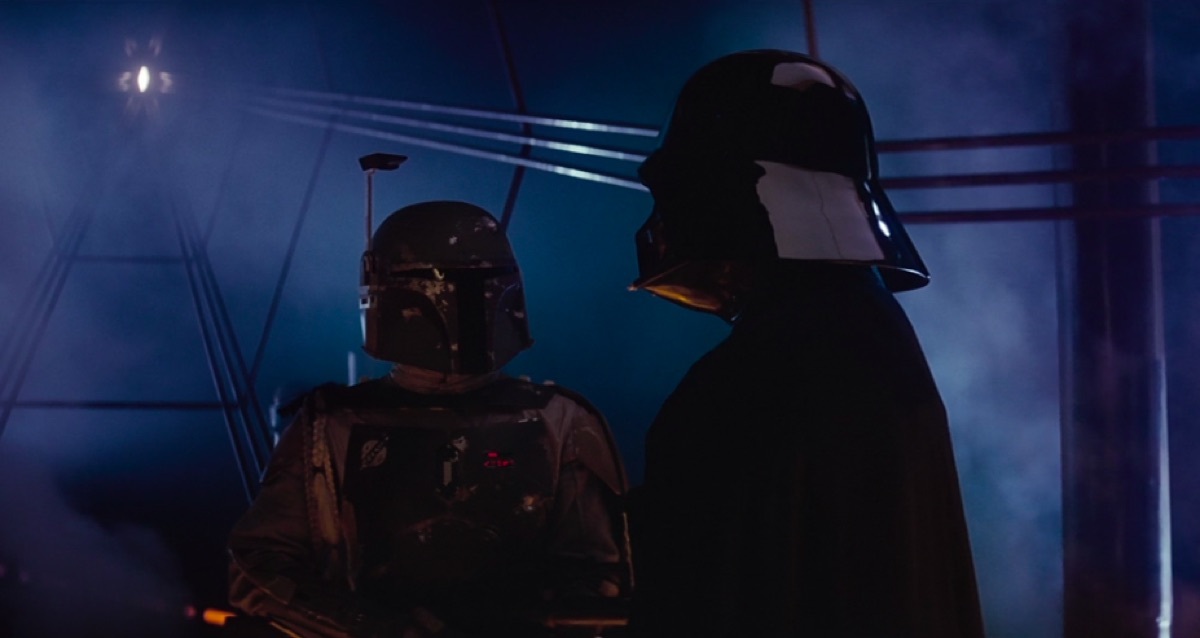 Boba Fett and Darth Vader in Empire Strikes Back