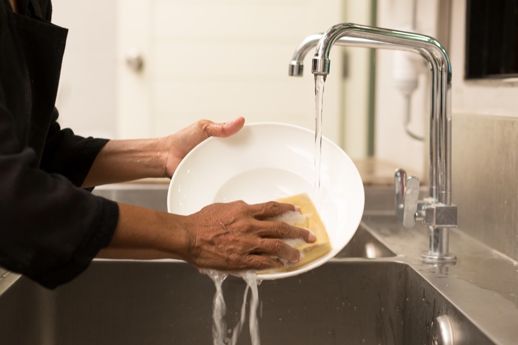 washing dishes Life Easier