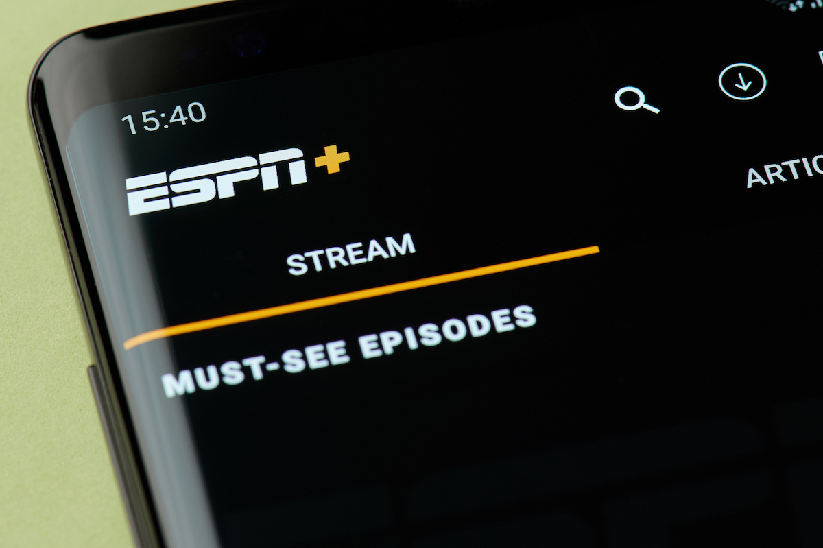 ESPN plus streaming app