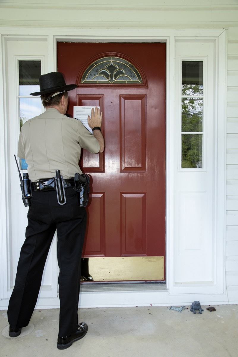 Officer with a Search Warrant Police Officer Secerts