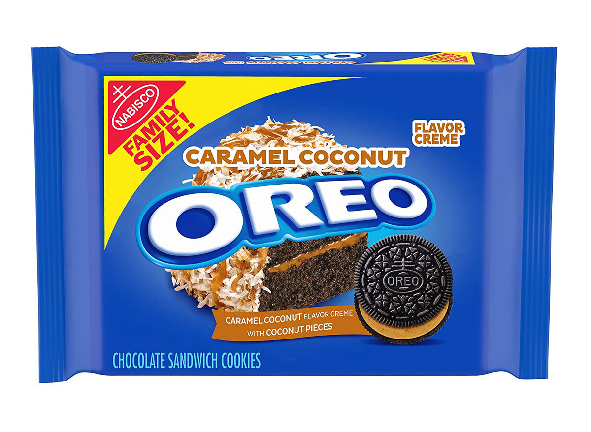 caramel coconut oreos