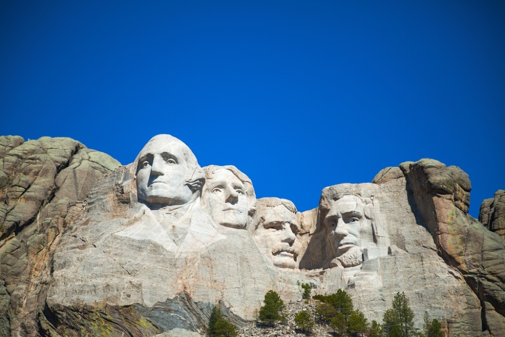 Mount Rushmore South Dakota most historic location every state