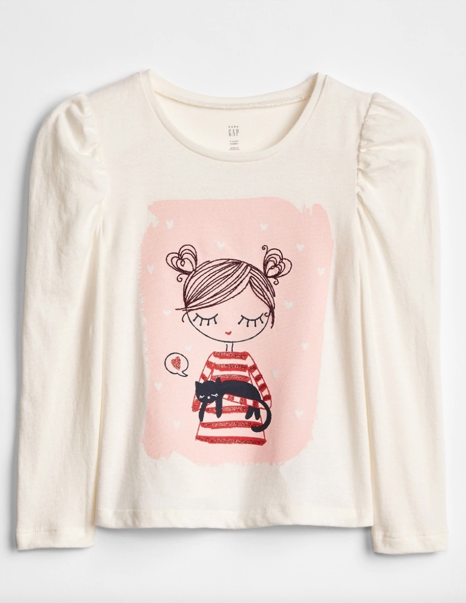 A Girls' Shirt From Gap Kids {Save Money on Kids' Clothes}