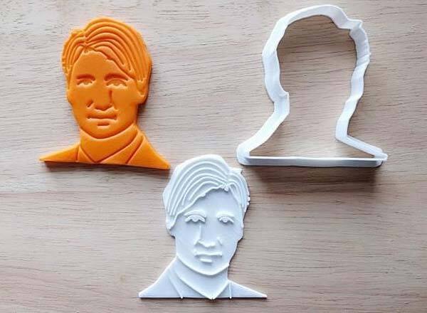 Justin Trudeau cookie cutter