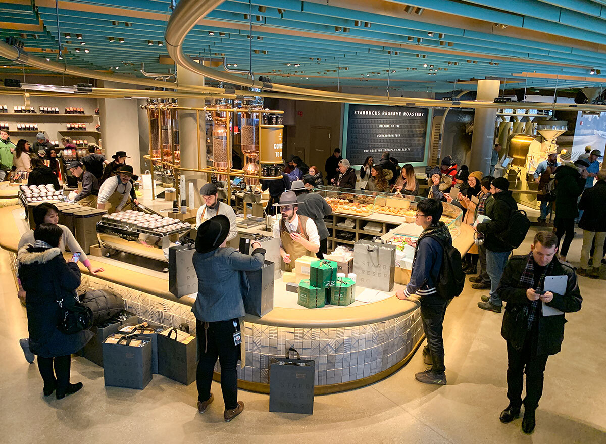 First floor of the Chicago Starbucks Reserve Roastery