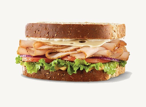 arbys turkey swiss sandwich