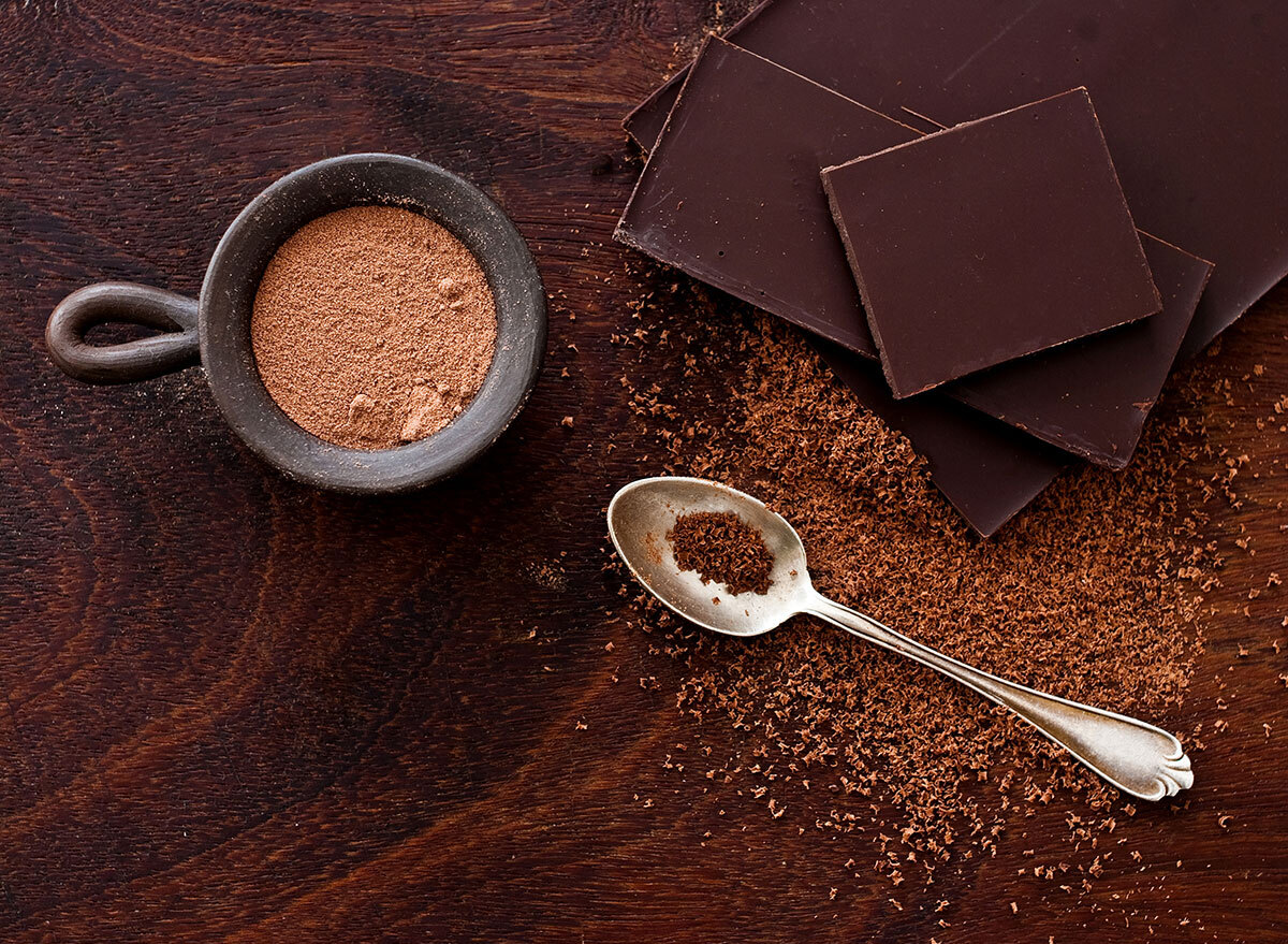 Chocolate in different forms - how to lose weight overnight