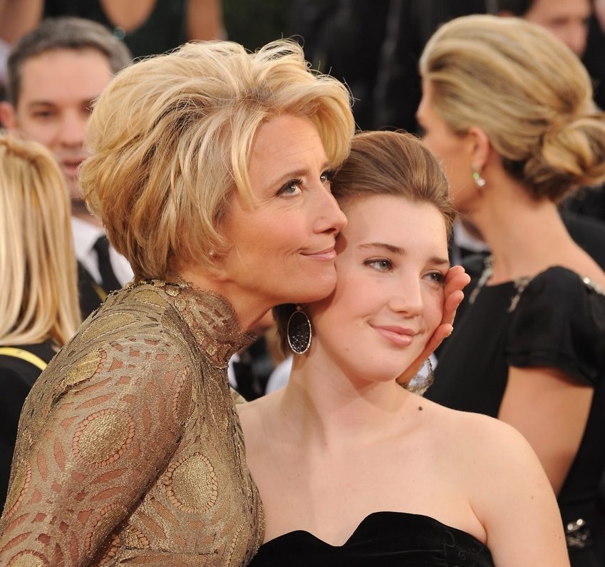 Gaia Wise and Emma Thompson