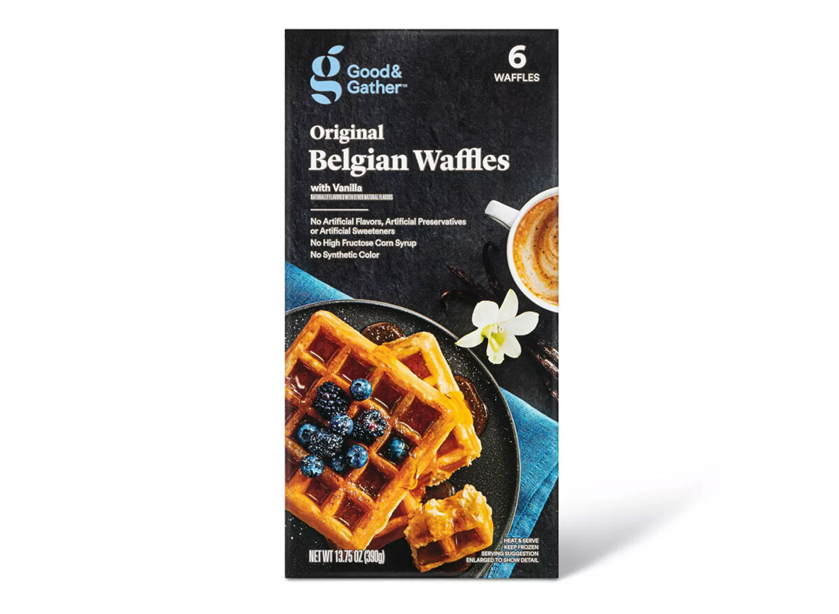 good gather original belgium style frozen vanilla waffles