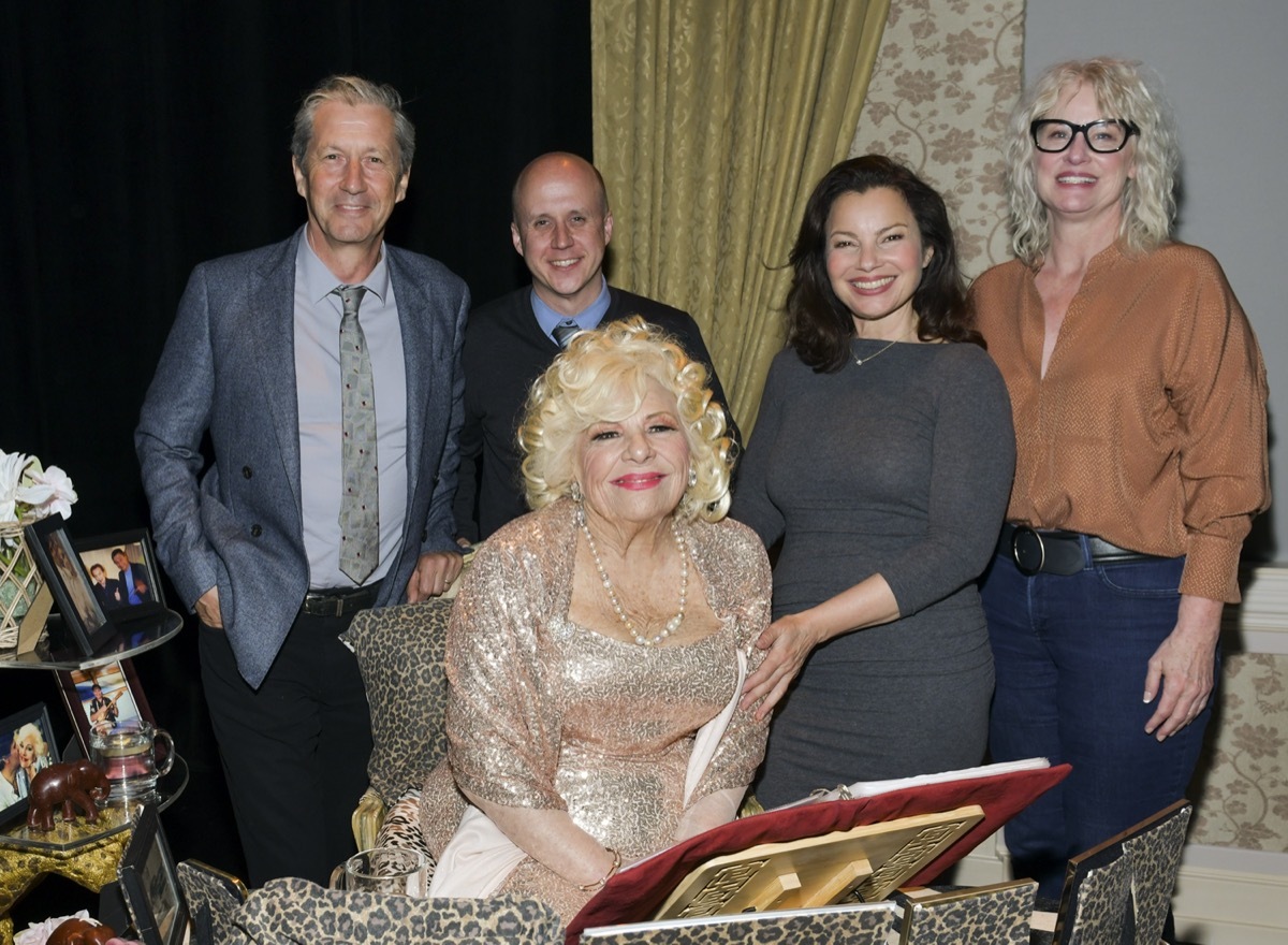 Charles Shaughnessy, Benjamin Salisbury, Renée Taylor, Fran Drescher, and Lauren Lane in 2019