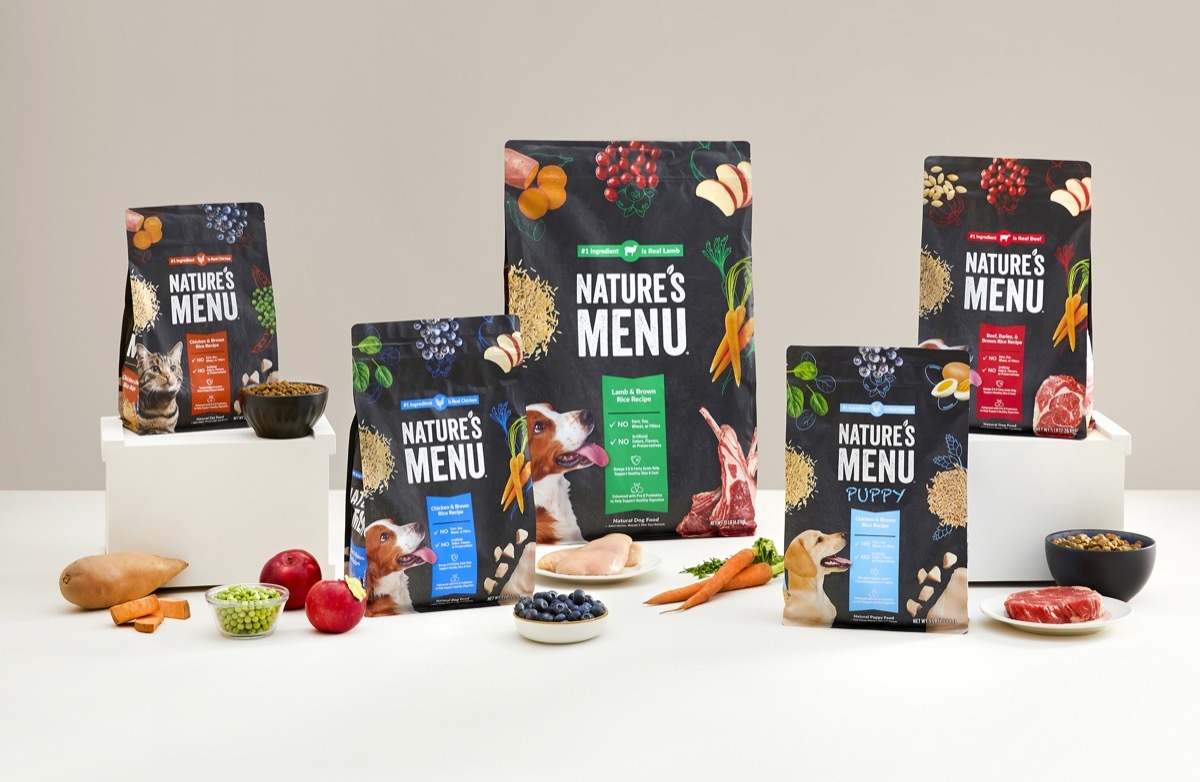 revamped nature menu's pet food brand from Dollar General