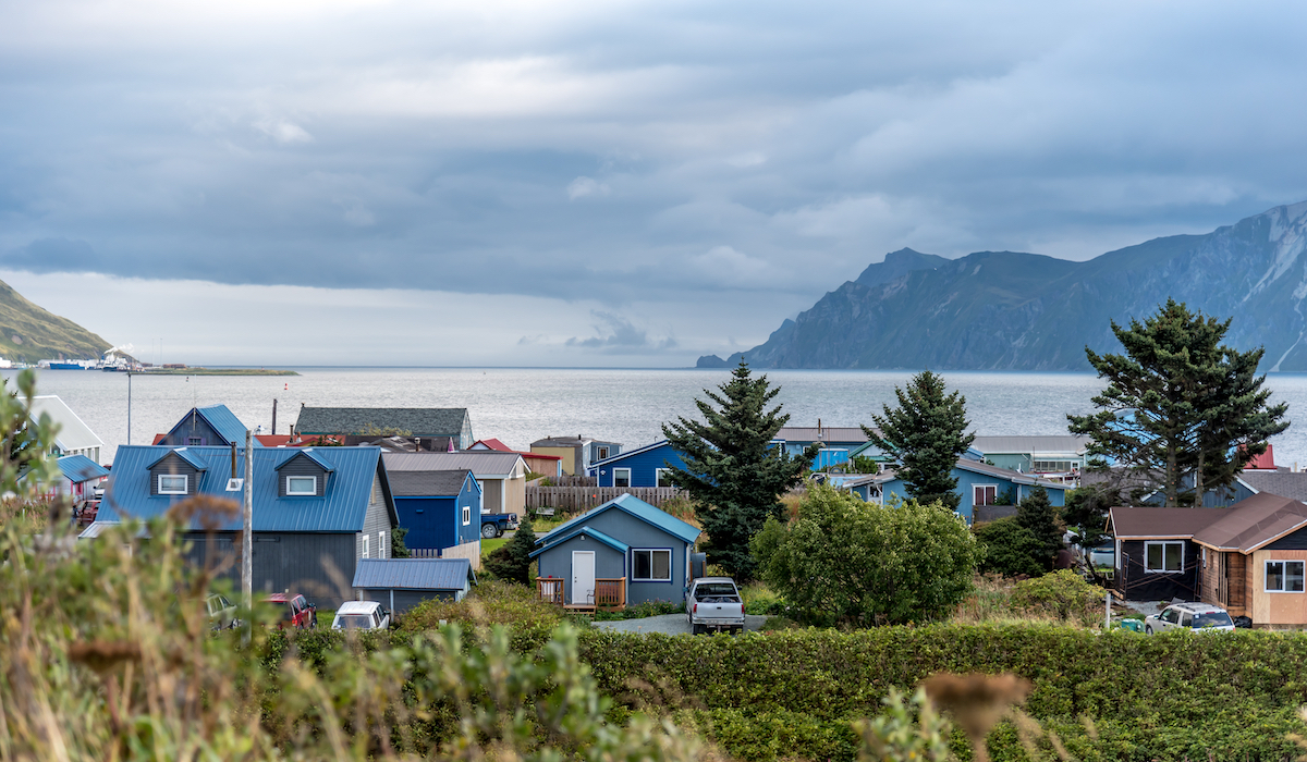 Neighborhood View in Dutch Harbor Unalaska Alaska