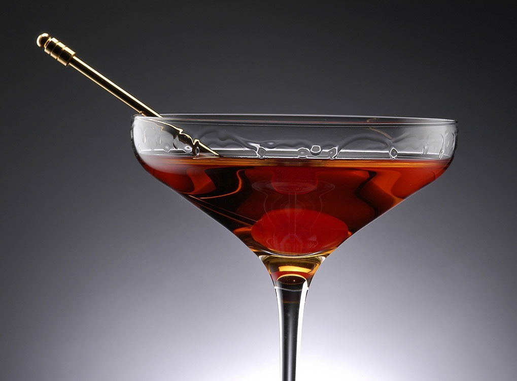 A Manhattan, a truly timeless cocktail.