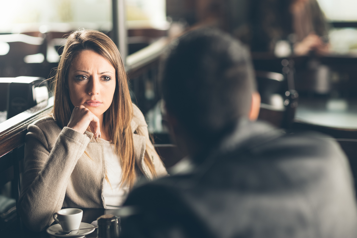 couple on bad date