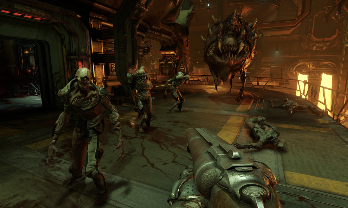 image still of offline game Doom