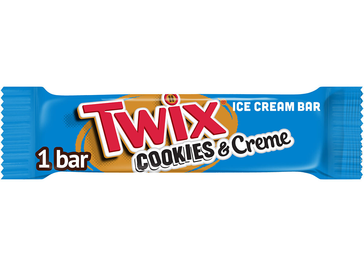 twix cookies and cream ice cream bar