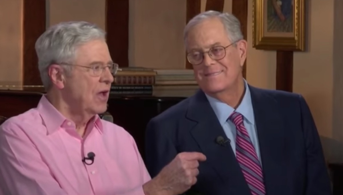 David and Charles Koch siblings who teamed up