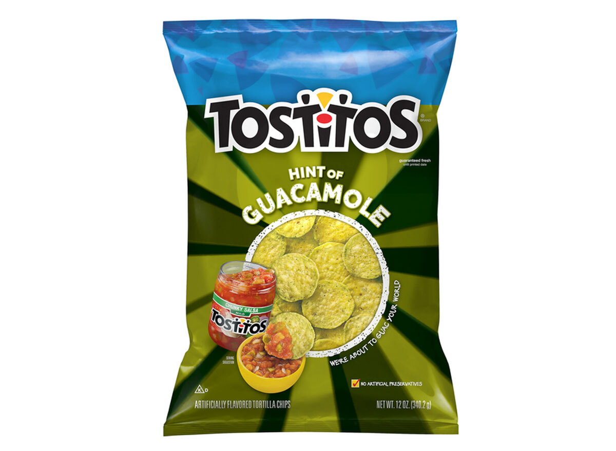 tostitos hint of guacamole