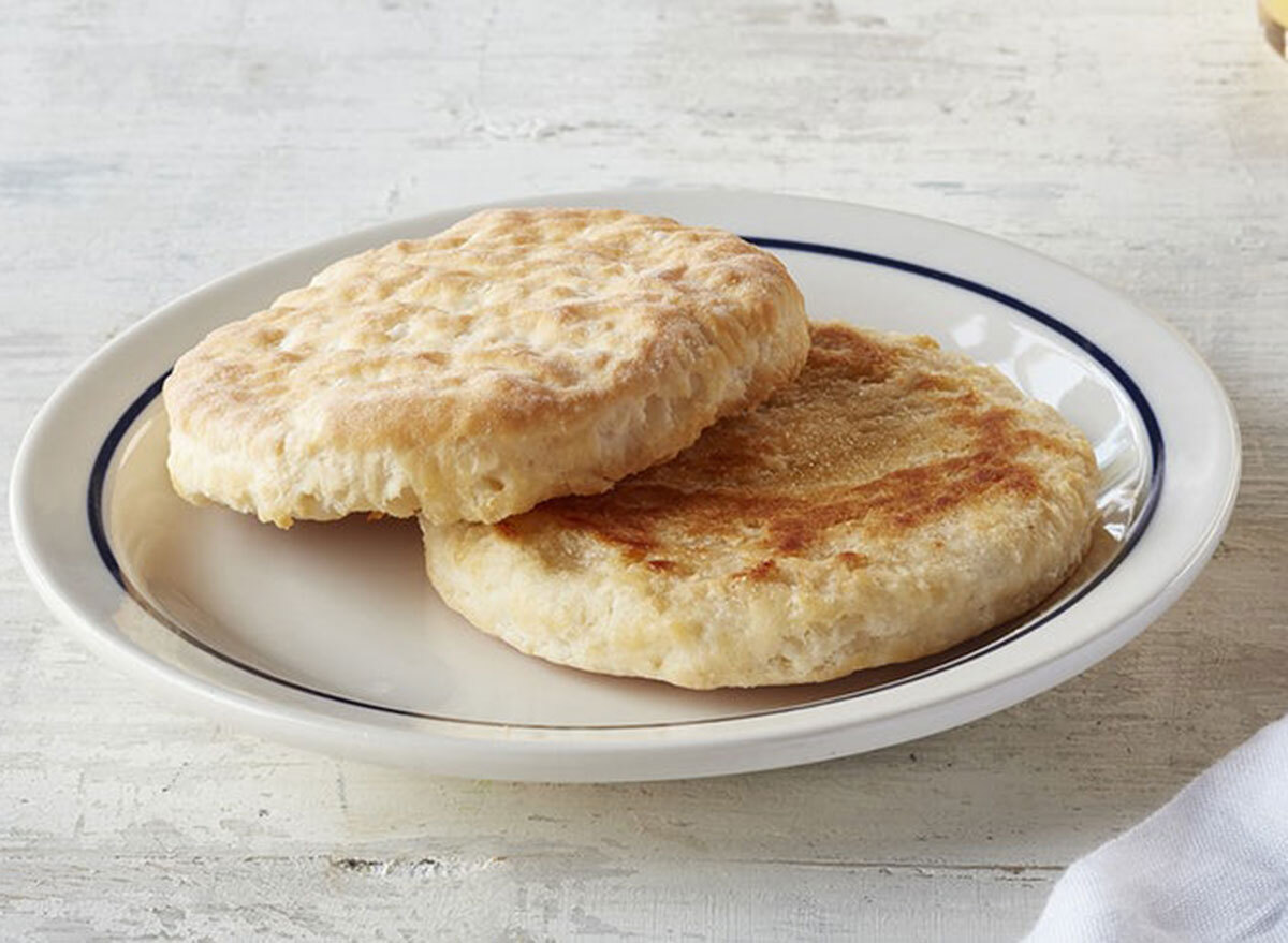 Grilled buttermilk biscuit