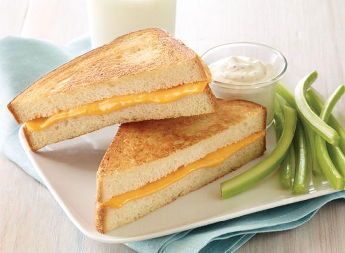 Grilled cheese lunch