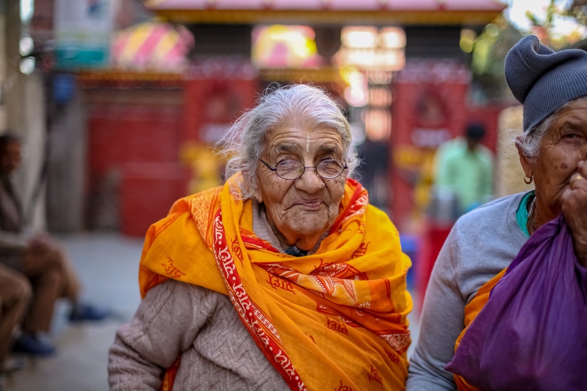 Woman over 100 years old