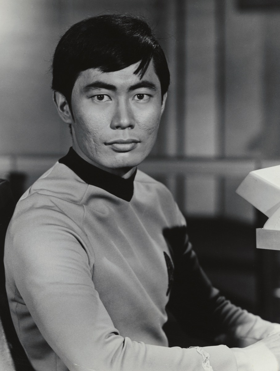 George Takei in Star Trek in 1966