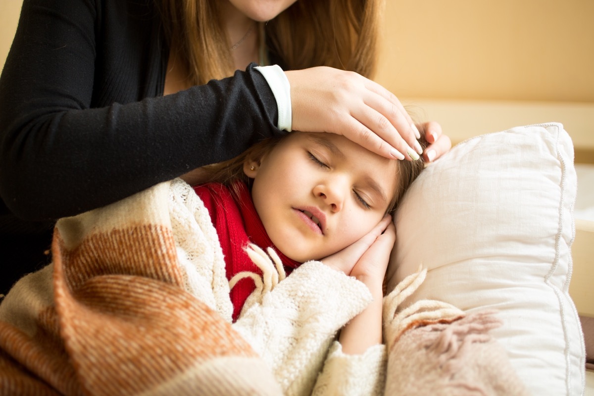 kid with meningitis, classroom germs