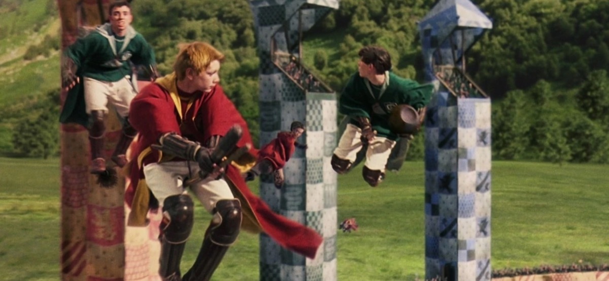 Harry Potter quidditch match