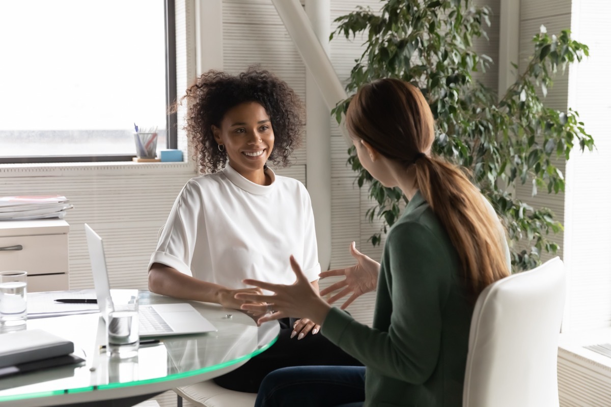 Two Women Talking